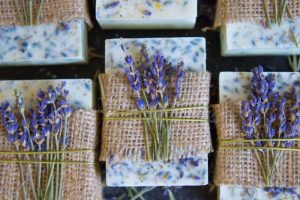 home made lavender soap