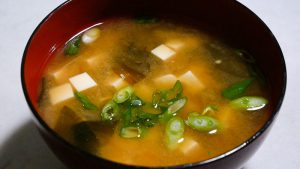 miso and tofu soup