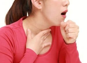 mucus stuck in throat