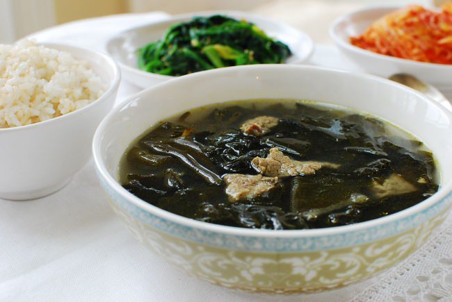 seaweed soup for postpartum