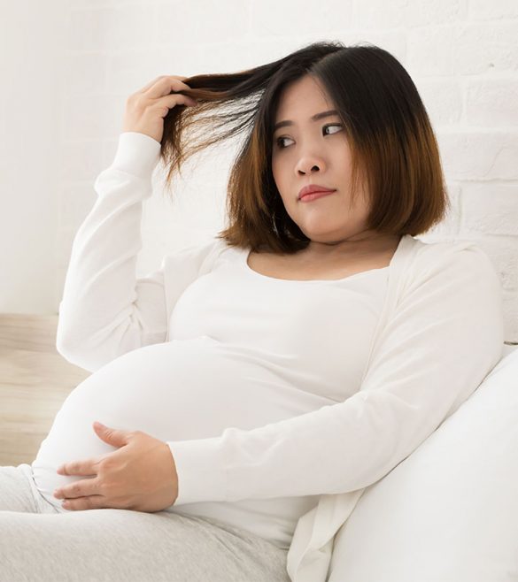 hair relaxer during pregnancy